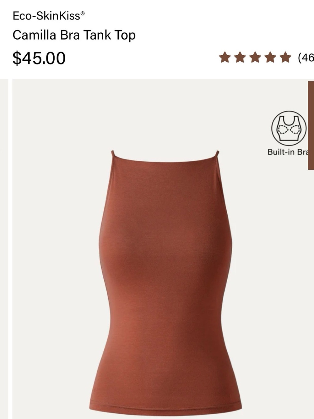 OGLmove Camellia Brami Top with built-in bra- Size M